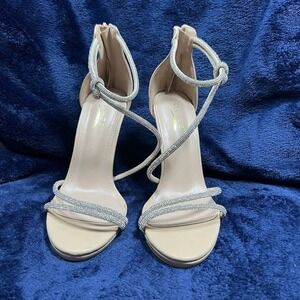 Glaze Women Rhinestone Embellished 4.5 Inch‎ Heels